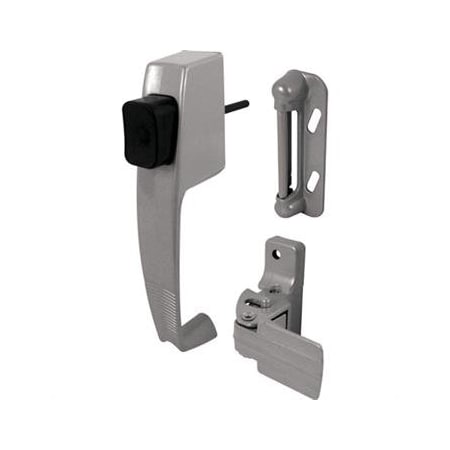 Prime-Line Pushbutton Latch, Zinc, 1 To 1-1/4 In Thick Door